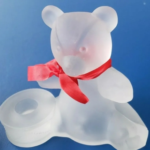 Glass Bear Candle Holders - Picture 3 of 5